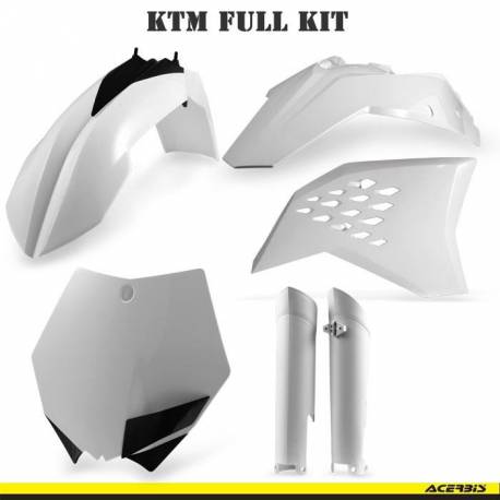 KIT BLANC SX 2007-2010 PLASTIQUE + DECOS