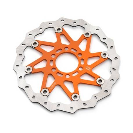 Wave front brake disc