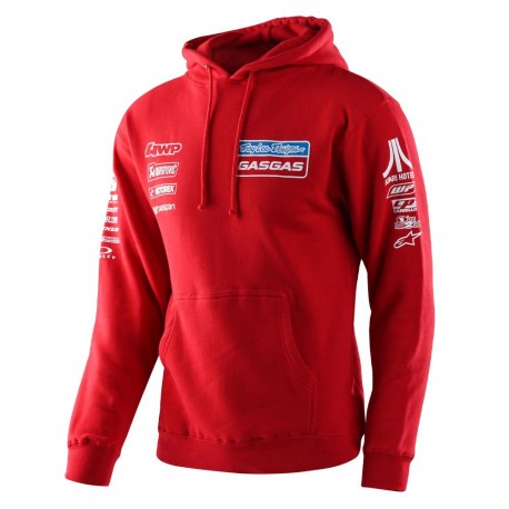 TLD TEAM PULLOVER HOODIE RED