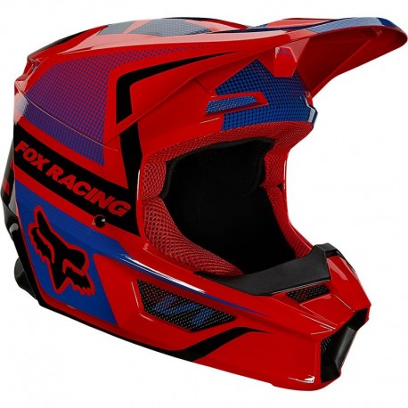 V1 OKTIV HELMET FLO RED