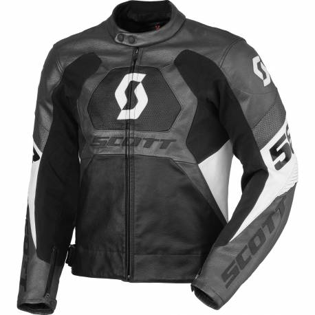  Blouson SCOTT Track Leather gris / noir 2013