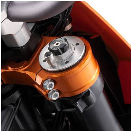 Purgeur de Fourche KTM : Valves de purge spécialement conçues pour fourches  WP. Une rapide pression du doigt suffit pour ventile